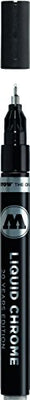 Molotow ONE4ALL Acrylic Paint Pump Marker, 1mm, Liquid Chrome, 1 Each (703.101)