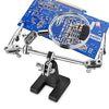 Helping 3rd Hand Magnifier Tool Soldering Iron Base Stand with Vise Clamp & 3x Magnifying Glass Precision Useful to Electrician Engineers Jewelers for Hobbies and Jewelry