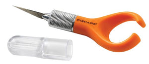 Fiskars 163050-1001 Fingertip Craft Knife, 7 Inch, Orange