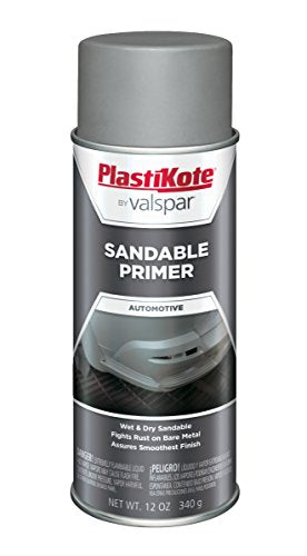 PlastiKote T-235 Gray Sandable Primer Enamel - 12 oz.