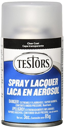 Testors Spray Lacquer 3oz, Clear Coat