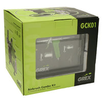 Grex GCK01 Combo Kit with Genesis.XT and AC1810-A Air Compressor Airbrush