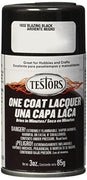 Testors TLACQUER-1832 Aerosol Lacquer Paint, 3-Ounce, Blazing Black