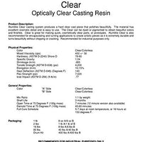 Alumilite Water Clear 32 oz 2 Part Casting Resin Kit