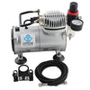OPHIR 110V PRO Air Compressor with 2PCS Airbrush Spray Gun Paint for Model Hobby Cake Decorating Makeup