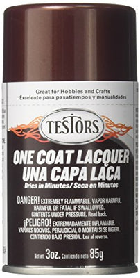 Testors 1848MT 3 oz. Lacquer Spray Gloss Paint, Root Beer