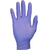 The Safety Zone GNEP-SM-1P Nitrile Exam Gloves - Medical Grade, Powder Free, Latex Rubber Free, Disposable, Non Sterile, Food Safe, Textured, Indigo Color, Convenient Dispenser