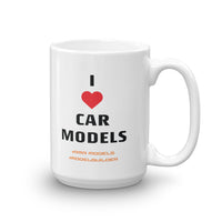I Heart Car Models Mug