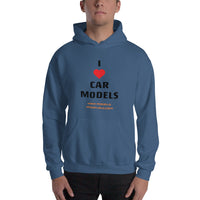 I Heart Car Models Hooded Sweatshirt